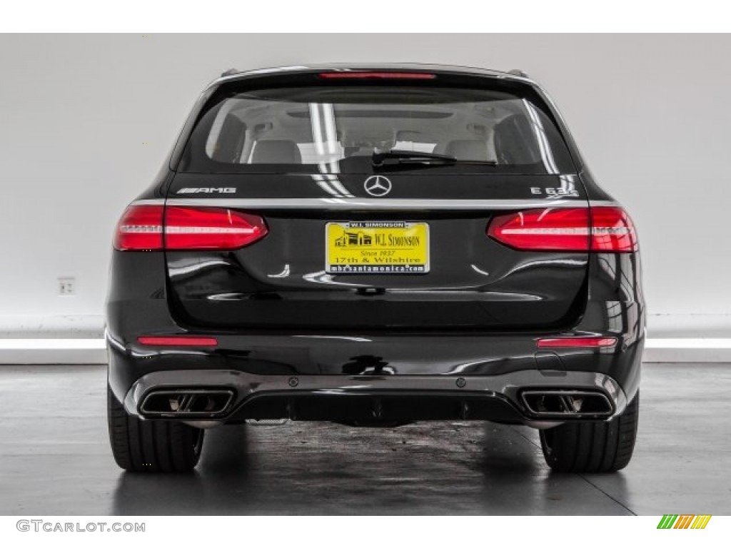 2018 E AMG 63 S 4Matic Wagon - Black / Macchiato Beige/Black photo #3