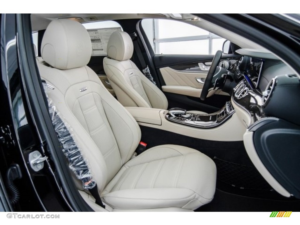 Macchiato Beige/Black Interior 2018 Mercedes-Benz E AMG 63 S 4Matic Wagon Photo #123877516