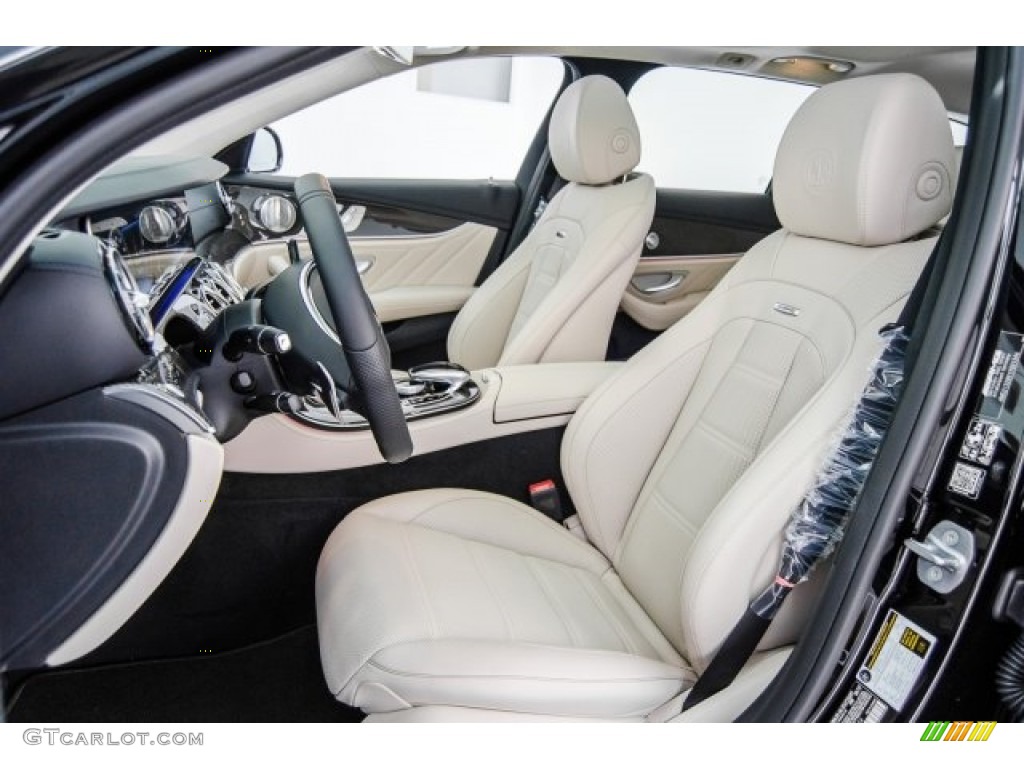 Macchiato Beige/Black Interior 2018 Mercedes-Benz E AMG 63 S 4Matic Wagon Photo #123877672