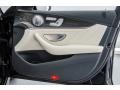 Macchiato Beige/Black 2018 Mercedes-Benz E AMG 63 S 4Matic Wagon Door Panel