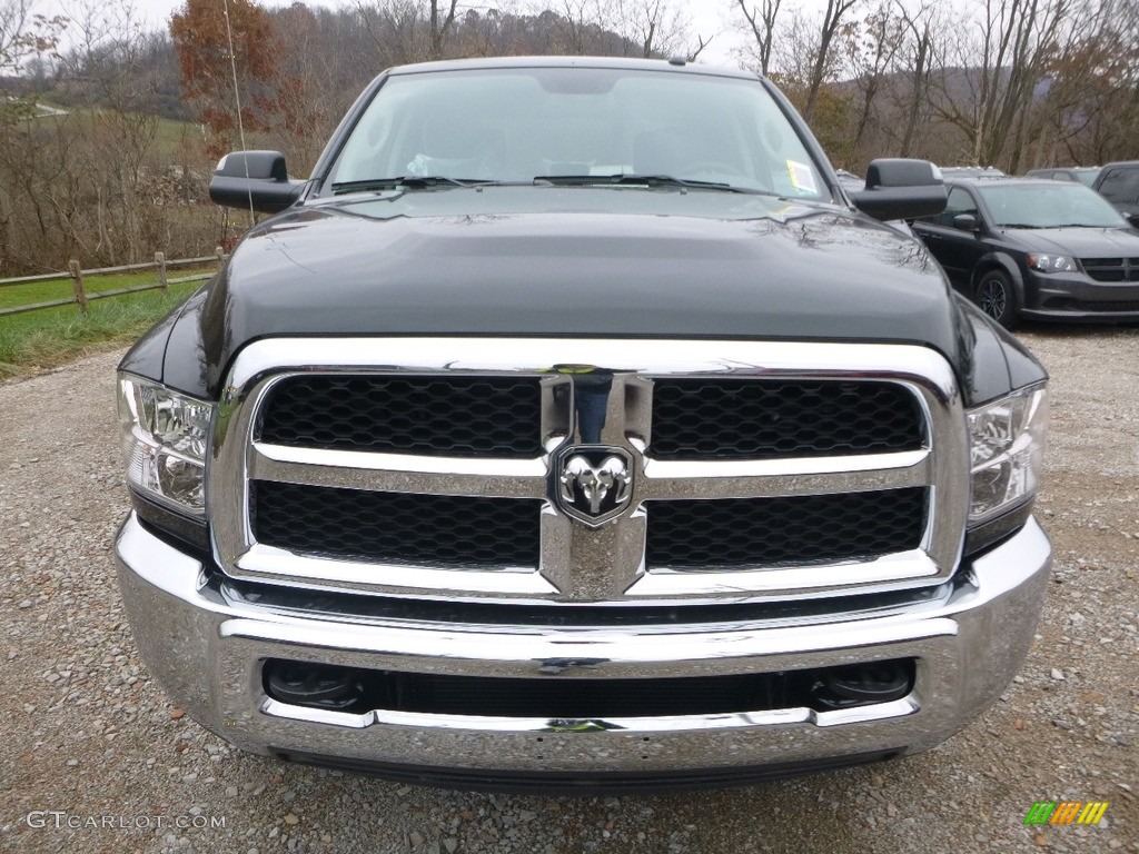 2018 2500 Tradesman Crew Cab 4x4 - Black Forest Green Pearl / Black/Diesel Gray photo #8