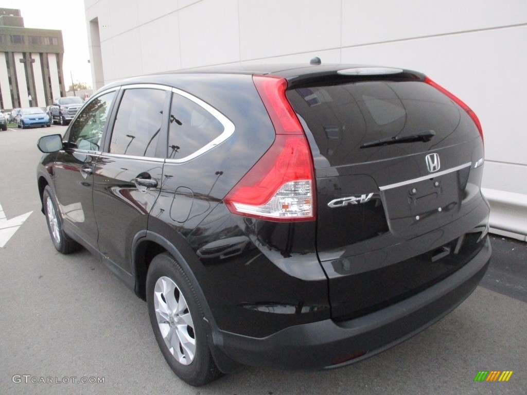 2014 CR-V EX AWD - Crystal Black Pearl / Black photo #3
