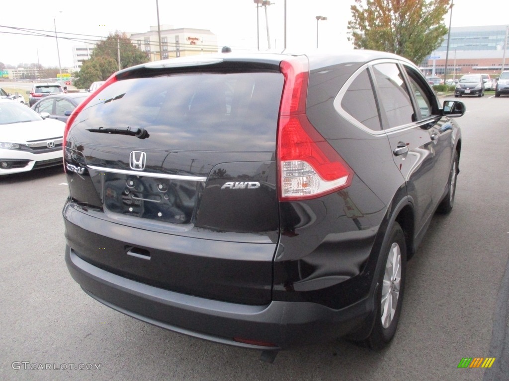 2014 CR-V EX AWD - Crystal Black Pearl / Black photo #5