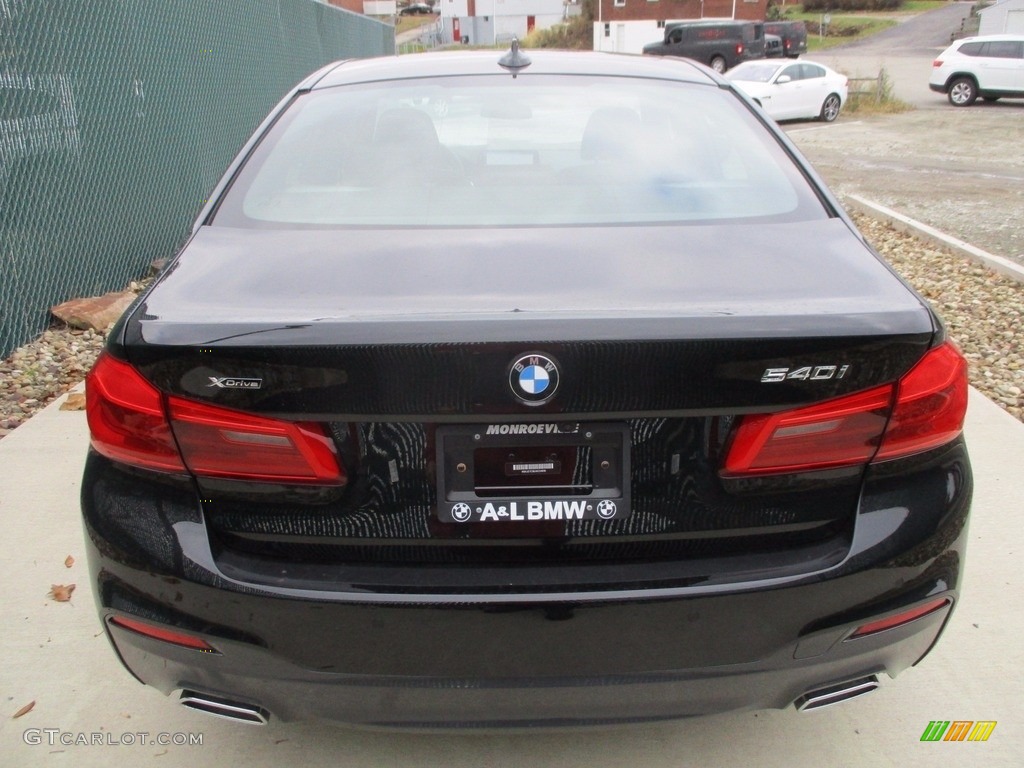 2018 5 Series 540i xDrive Sedan - Black Sapphire Metallic / Mocha photo #4