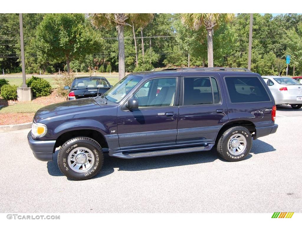 1999 Mountaineer 4WD - Deep Wedgewood Blue Metallic / Prairie Tan photo #2