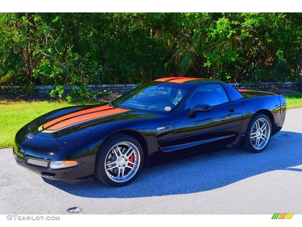 Black Chevrolet Corvette