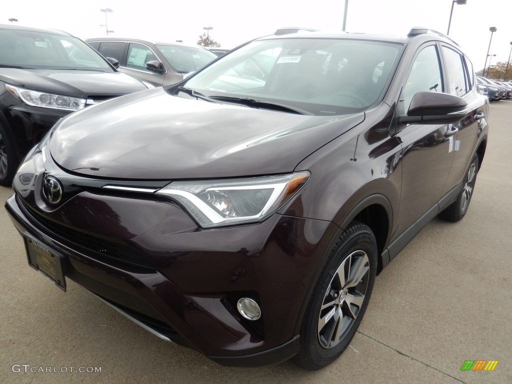 2018 RAV4 XLE AWD - Black / Black photo #1