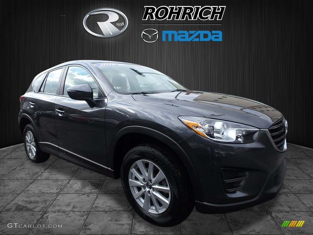 2016 CX-5 Sport AWD - Meteor Gray Mica / Black photo #1
