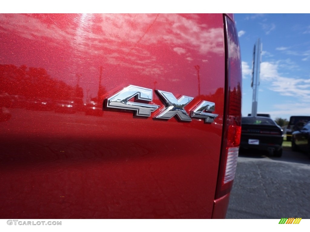 2014 1500 Express Crew Cab 4x4 - Deep Cherry Red Crystal Pearl / Black/Diesel Gray photo #15