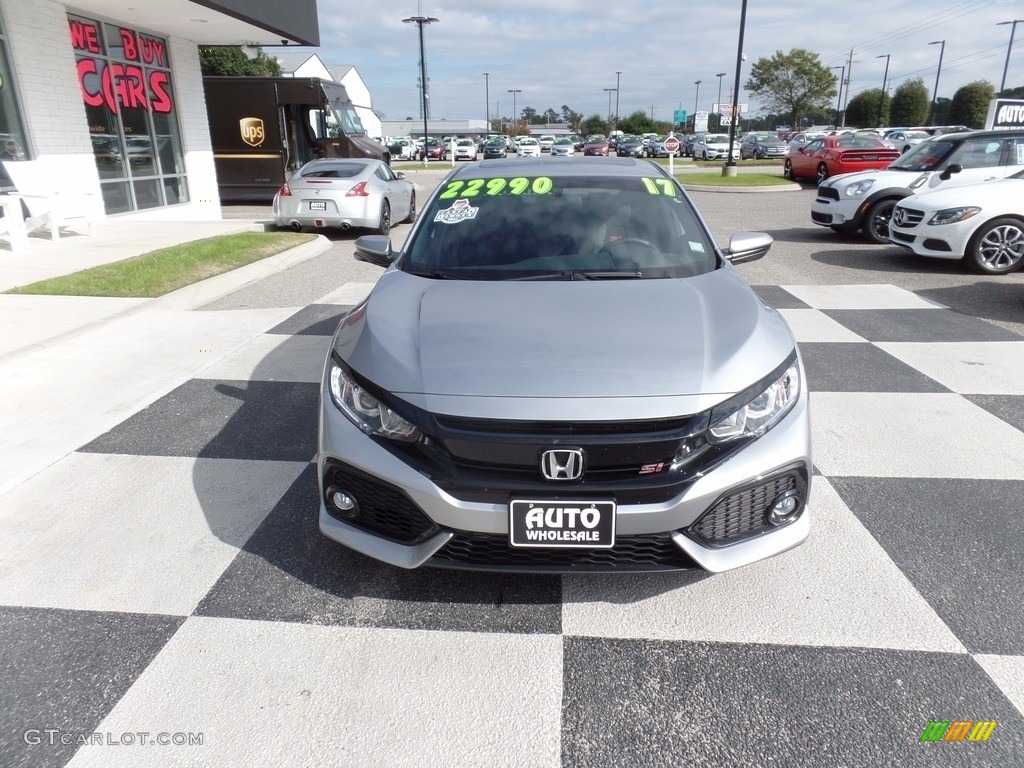 2017 Civic Si Sedan - Lunar Silver Metallic / Black photo #2