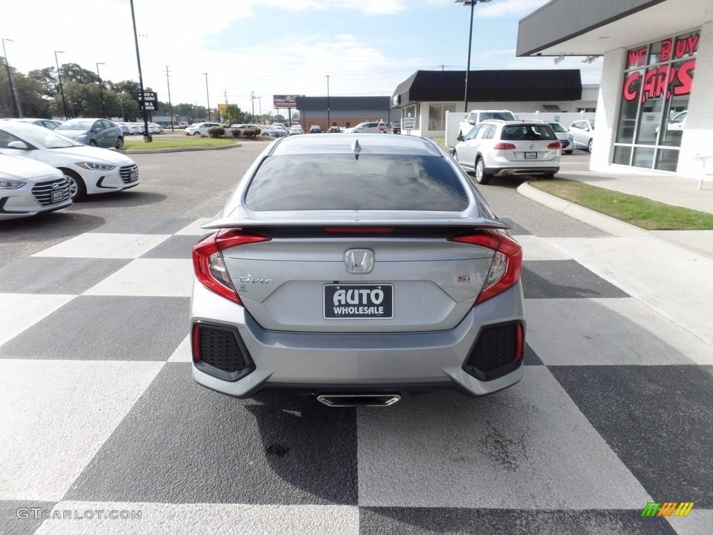 2017 Civic Si Sedan - Lunar Silver Metallic / Black photo #4