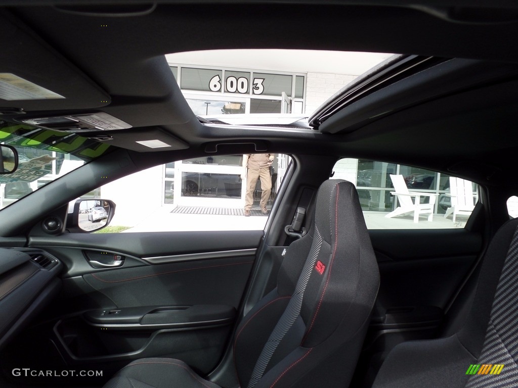 2017 Civic Si Sedan - Lunar Silver Metallic / Black photo #11