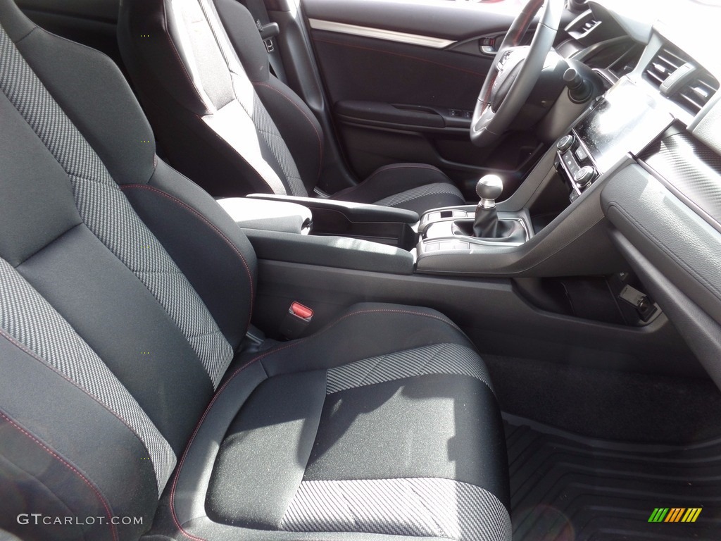2017 Civic Si Sedan - Lunar Silver Metallic / Black photo #13