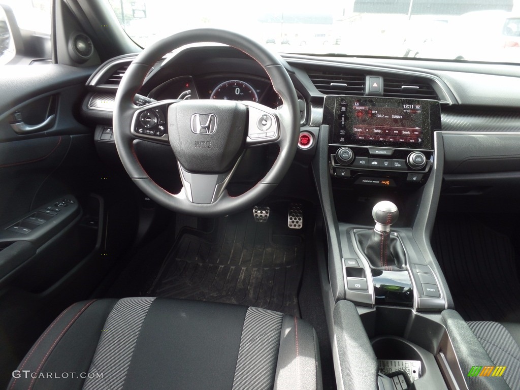 2017 Civic Si Sedan - Lunar Silver Metallic / Black photo #15