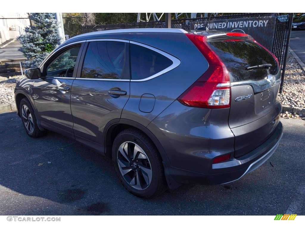 2015 CR-V Touring - Modern Steel Metallic / Gray photo #4