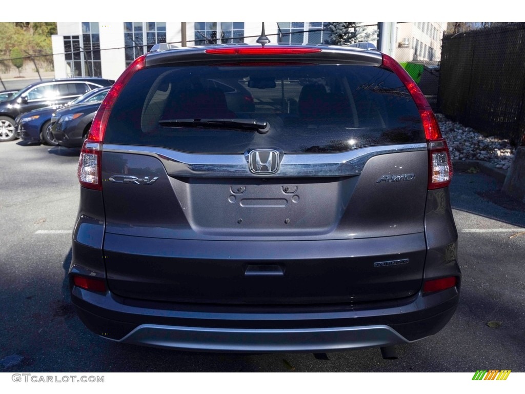 2015 CR-V Touring - Modern Steel Metallic / Gray photo #5