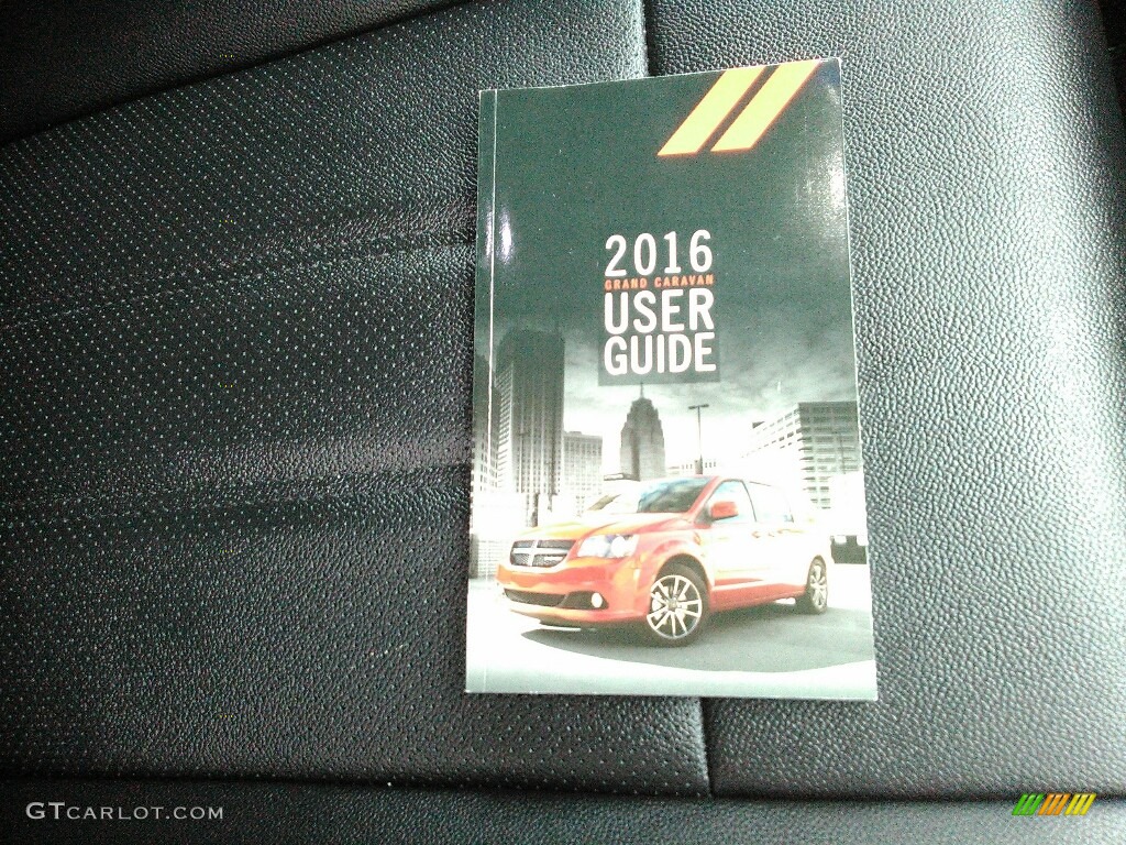 2016 Grand Caravan R/T - Redline 2 Coat Pearl / Black photo #27