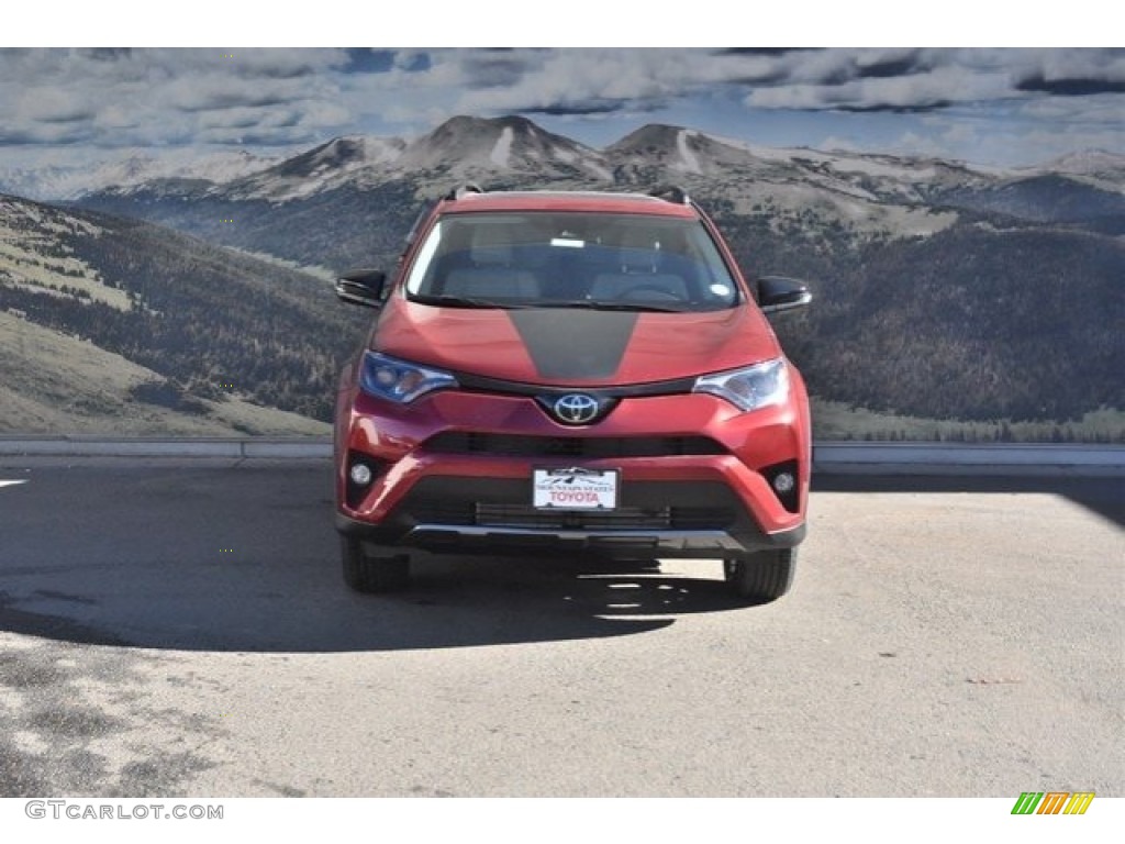 2018 RAV4 Adventure AWD - Ruby Flare Pearl / Black photo #2