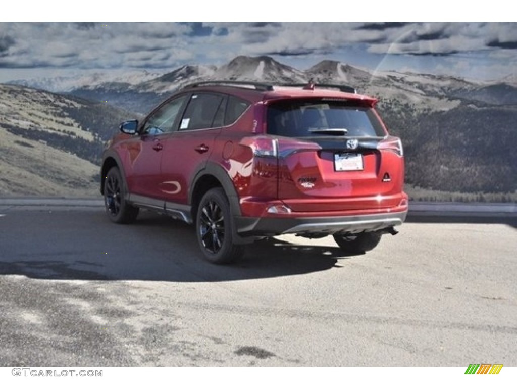 2018 RAV4 Adventure AWD - Ruby Flare Pearl / Black photo #3