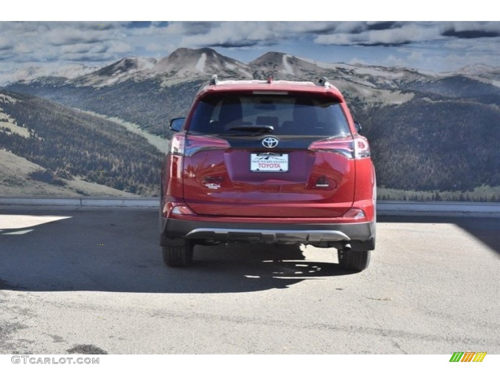 2018 RAV4 Adventure AWD - Ruby Flare Pearl / Black photo #4