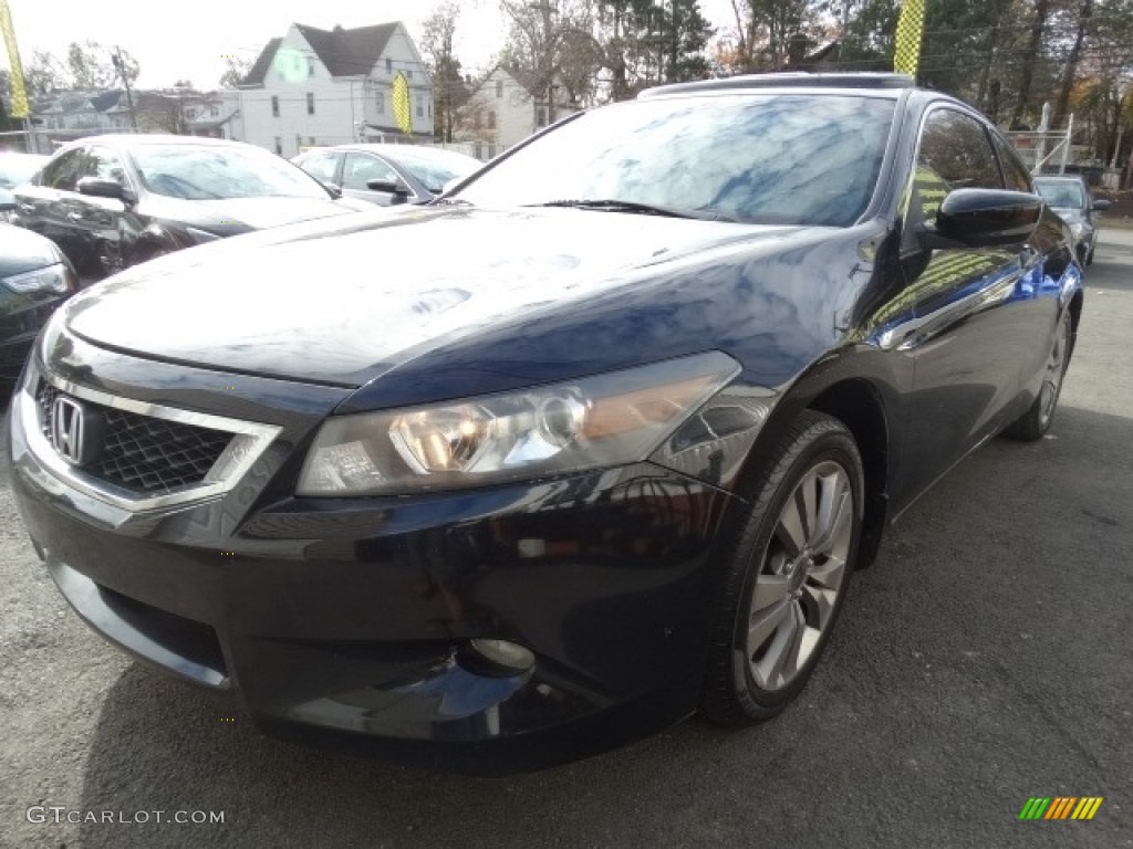 2008 Accord EX-L Coupe - Nighthawk Black Pearl / Black photo #3