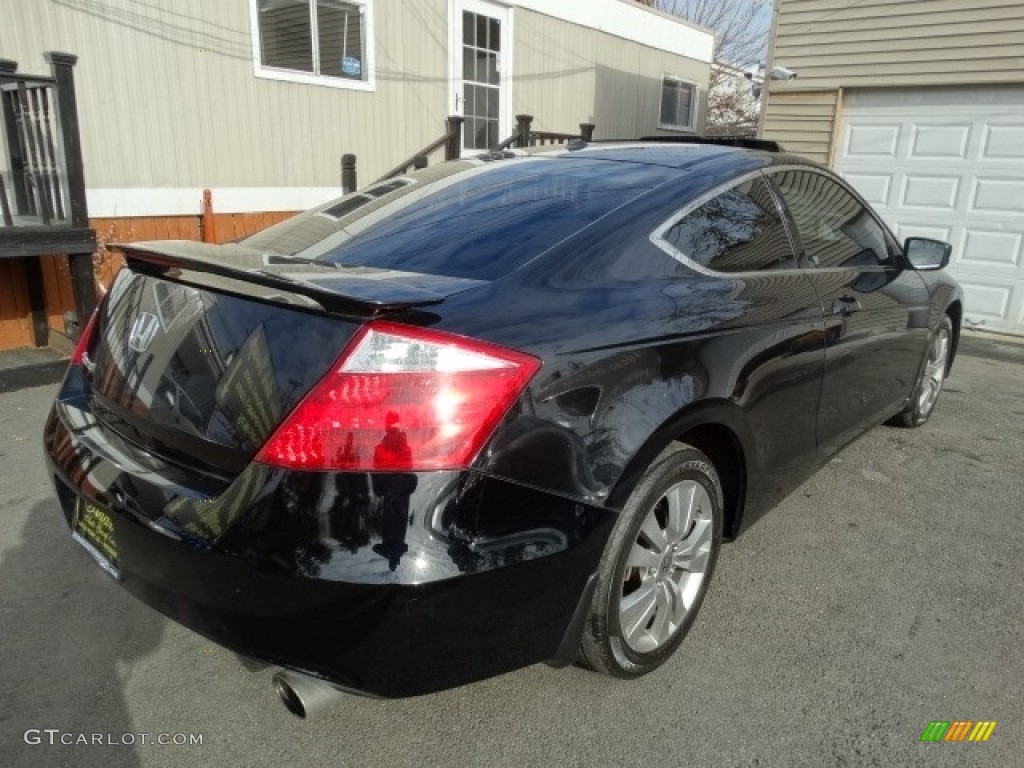 2008 Accord EX-L Coupe - Nighthawk Black Pearl / Black photo #7