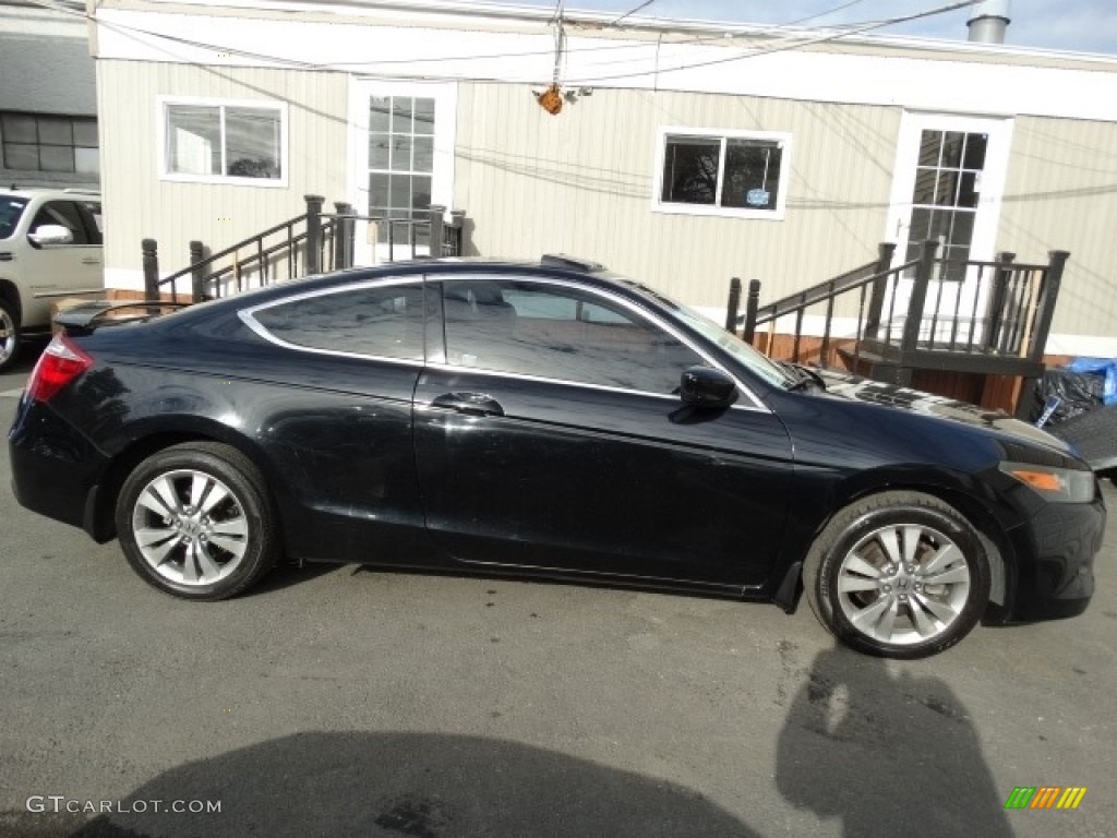 2008 Accord EX-L Coupe - Nighthawk Black Pearl / Black photo #8