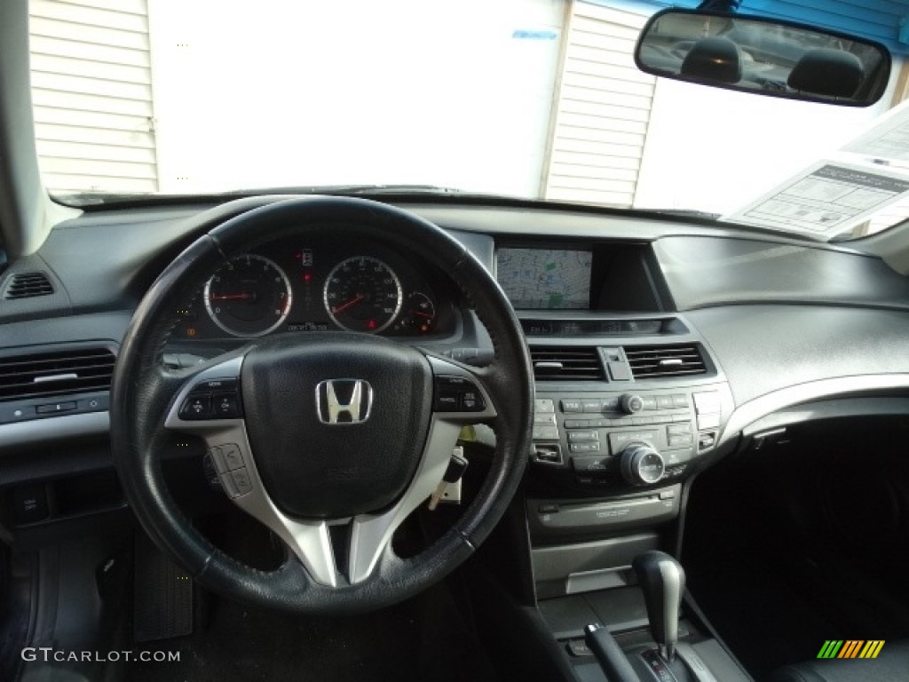 2008 Accord EX-L Coupe - Nighthawk Black Pearl / Black photo #15