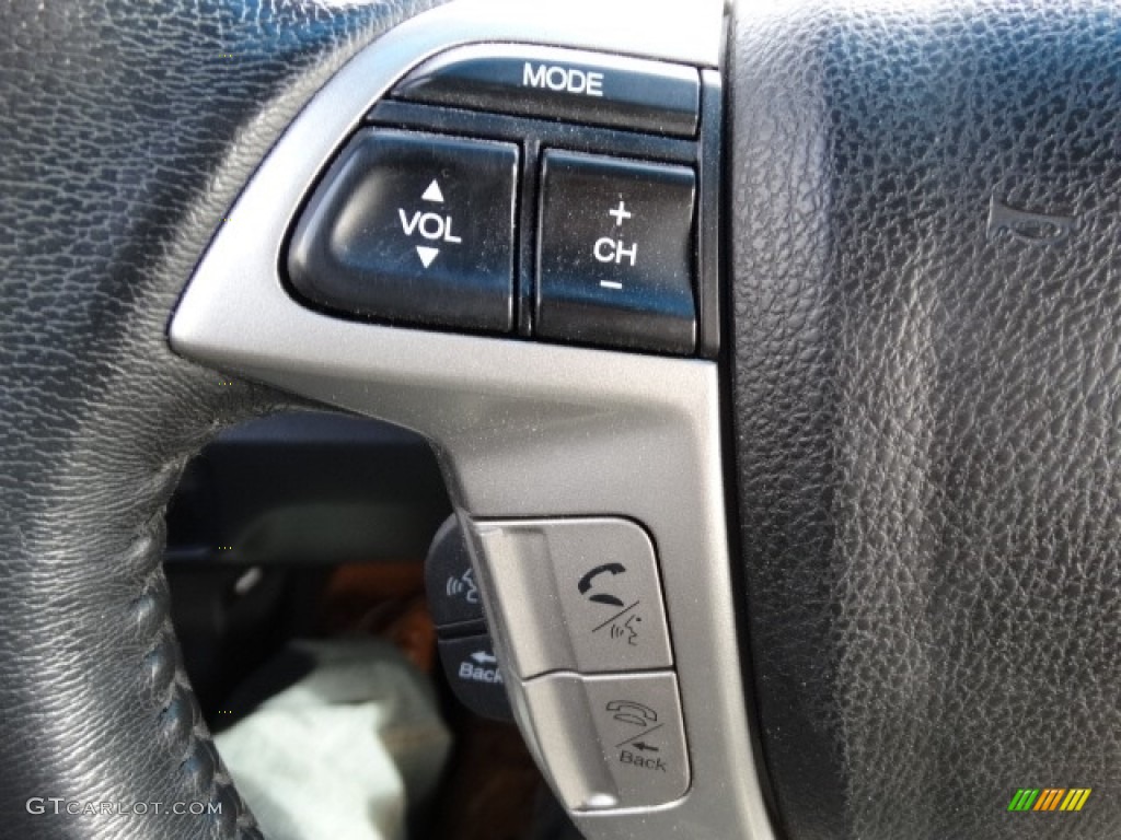 2008 Accord EX-L Coupe - Nighthawk Black Pearl / Black photo #18