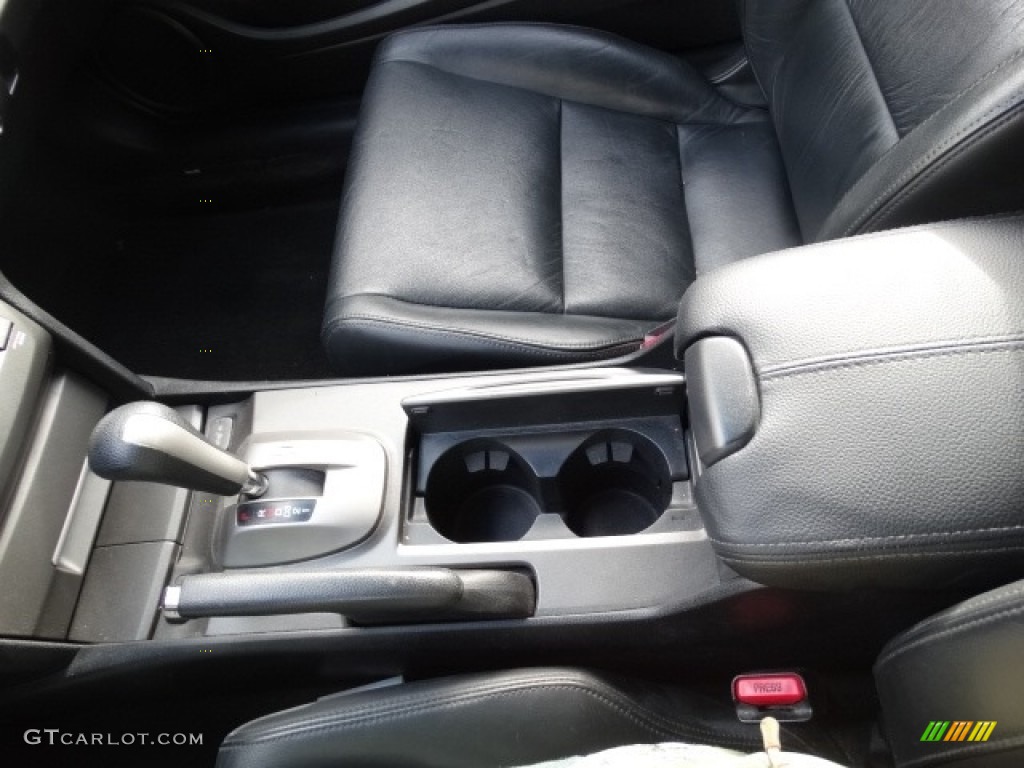 2008 Accord EX-L Coupe - Nighthawk Black Pearl / Black photo #23