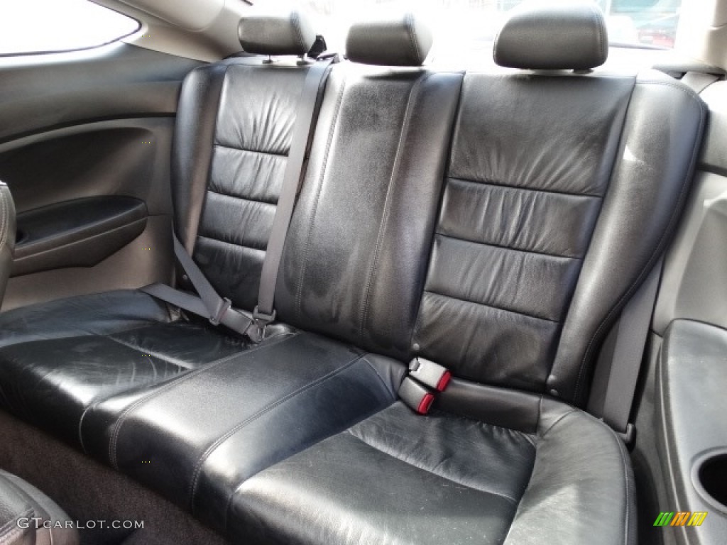 2008 Accord EX-L Coupe - Nighthawk Black Pearl / Black photo #32