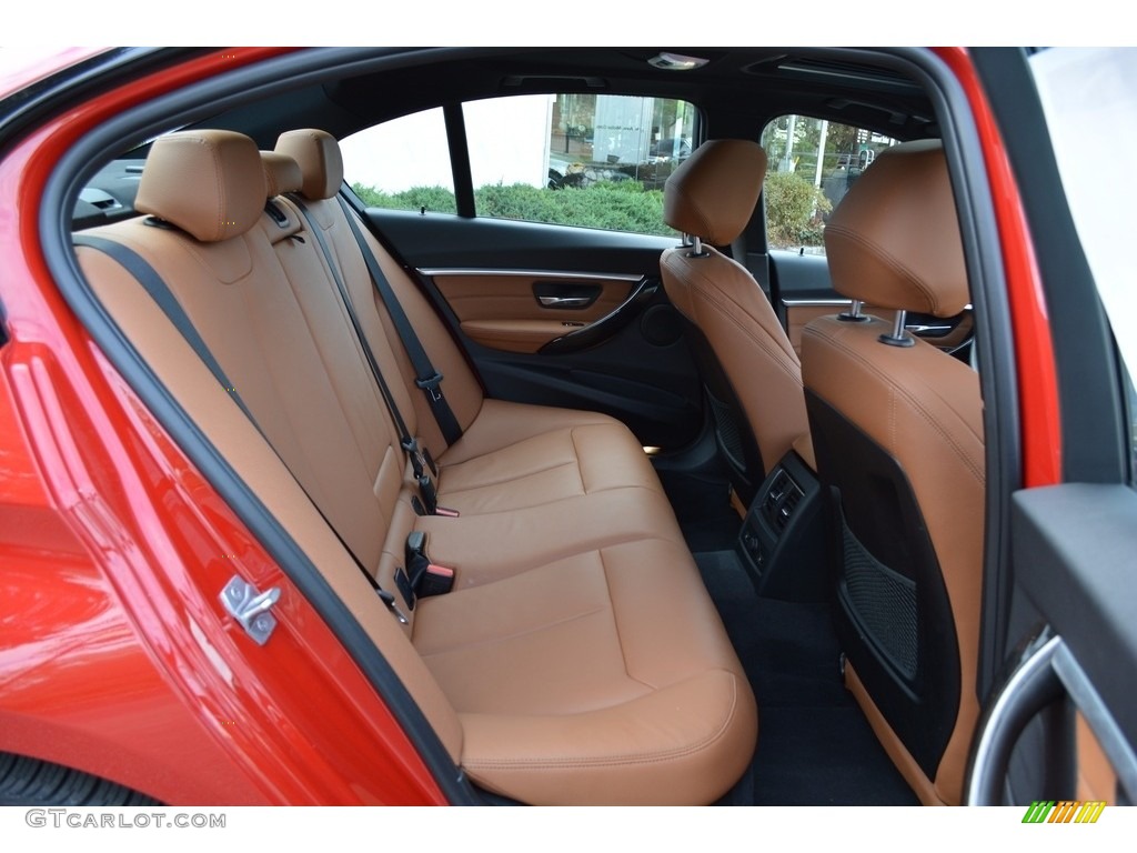 2017 3 Series 330i xDrive Sedan - Melbourne Red Metallic / Saddle Brown photo #25