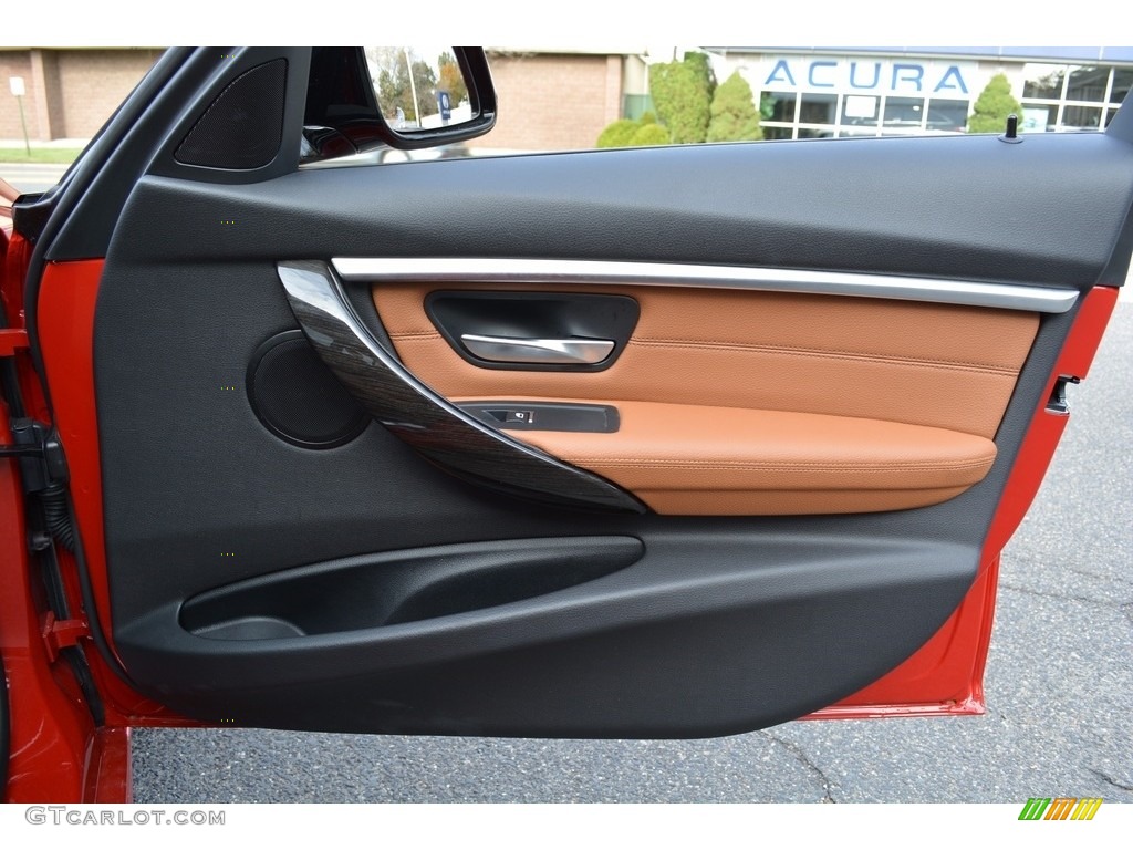 2017 3 Series 330i xDrive Sedan - Melbourne Red Metallic / Saddle Brown photo #26