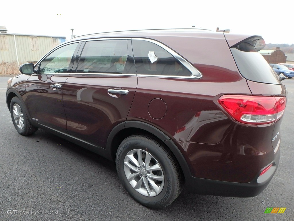 2018 Sorento LX V6 AWD - Sangria / Stone Beige photo #4