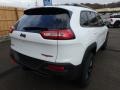 2018 Bright White Jeep Cherokee Trailhawk 4x4  photo #5