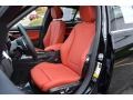 Coral Red 2017 BMW 3 Series 330i xDrive Sedan Interior Color