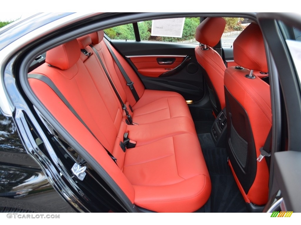 Coral Red Interior 2017 BMW 3 Series 330i xDrive Sedan Photo #123892768