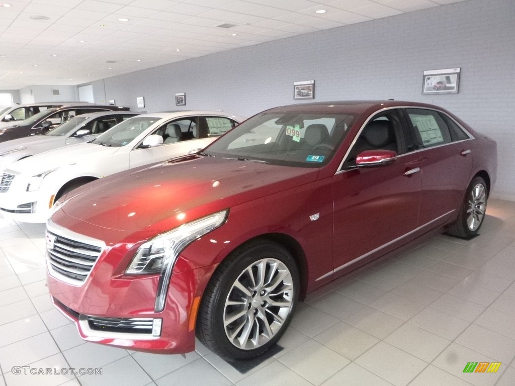 Red Horizon Tintcoat 2018 Cadillac CT6 3.0 Turbo Luxury AWD Sedan Exterior Photo #123893281