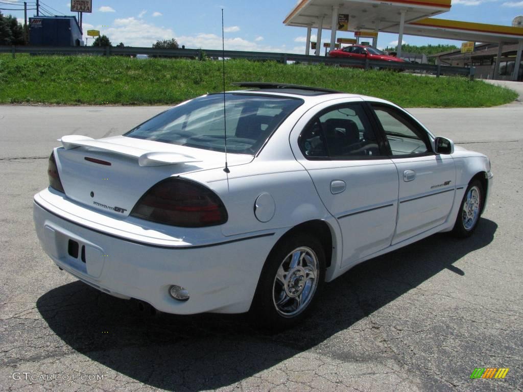 2002 Grand Am GT Sedan - Arctic White / Dark Pewter photo #5