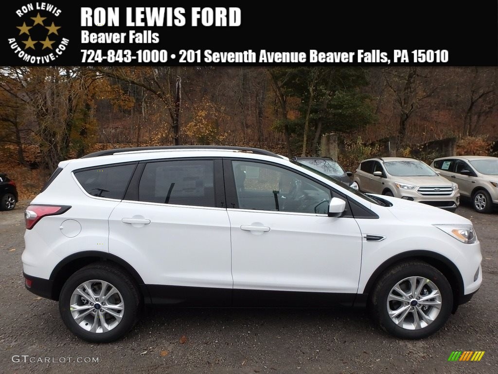 2018 Escape SEL - Oxford White / Charcoal Black photo #1