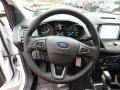 Charcoal Black 2018 Ford Escape SEL Steering Wheel