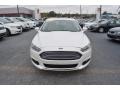 2015 White Platinum Metallic Ford Fusion Titanium  photo #28