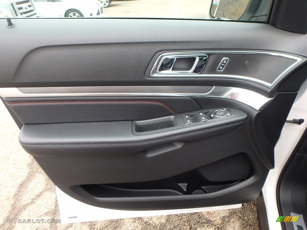 2018 Explorer Sport 4WD - White Platinum / Ebony Black photo #14