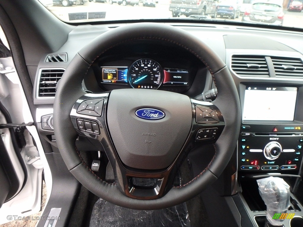2018 Explorer Sport 4WD - White Platinum / Ebony Black photo #16