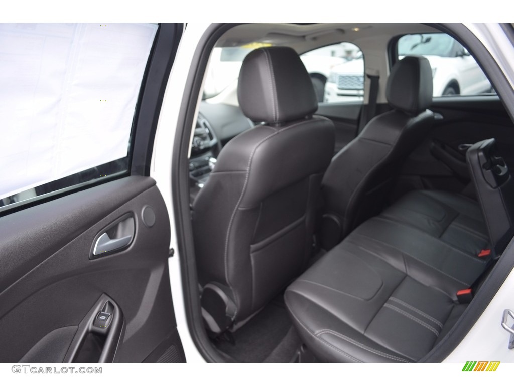 2014 Focus Titanium Hatchback - White Platinum / Charcoal Black photo #12