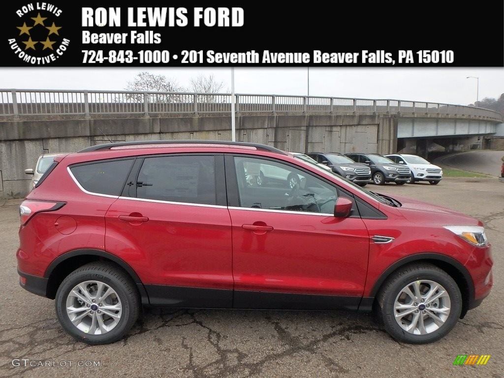 2018 Escape SE 4WD - Ruby Red / Charcoal Black photo #1