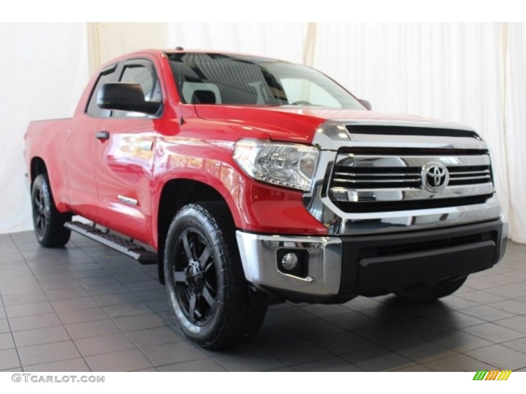 2016 Tundra SR5 Double Cab - Radiant Red / Black photo #2