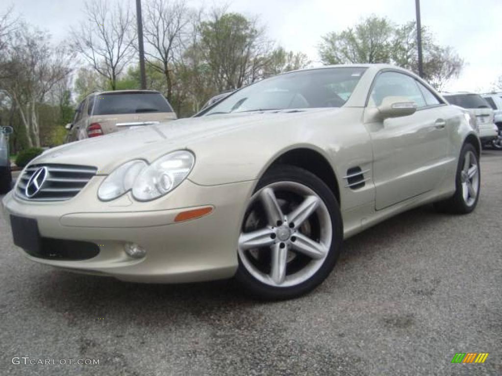 2003 SL 500 Roadster - designo Silver Metallic / Charcoal photo #1