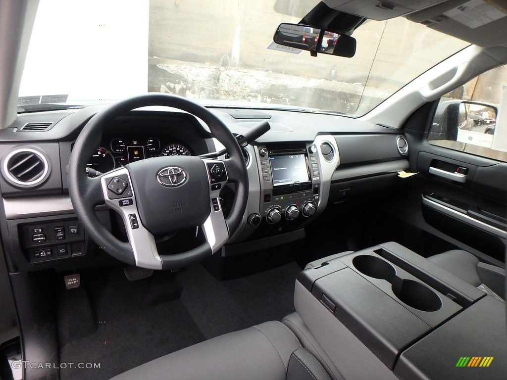 Graphite Interior 2018 Toyota Tundra SR5 Double Cab 4x4 Photo #123900962