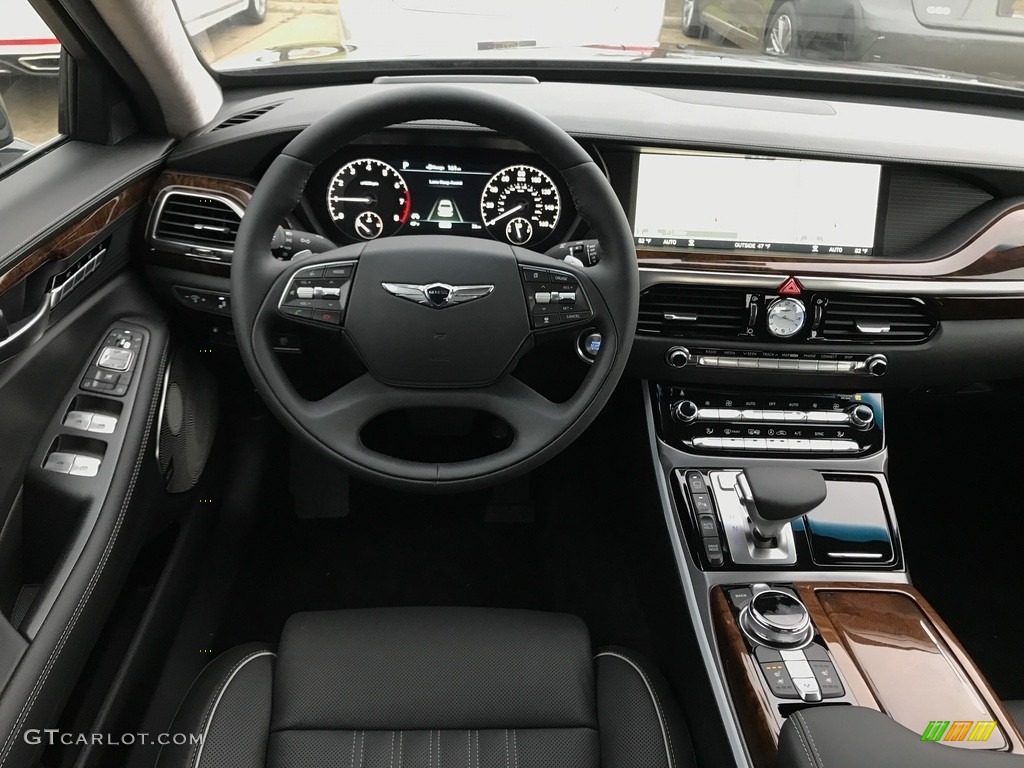 2018 Hyundai Genesis G90 AWD Black Dashboard Photo #123901631